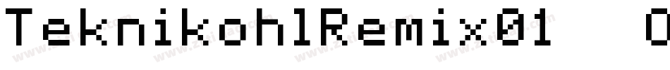 TeknikohlRemix01  Oblique字体转换